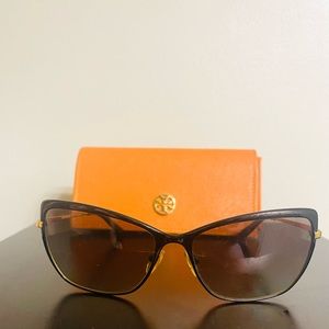 Tory Burch Black & Gold trimmed Sunglasses ***Excellent condition***